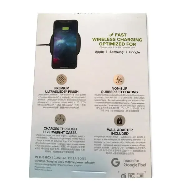 Mophie Wireless Charging Pad Qi Fast Charge to 10W | Universal, Apple, Samsung - Picture 2 of 3